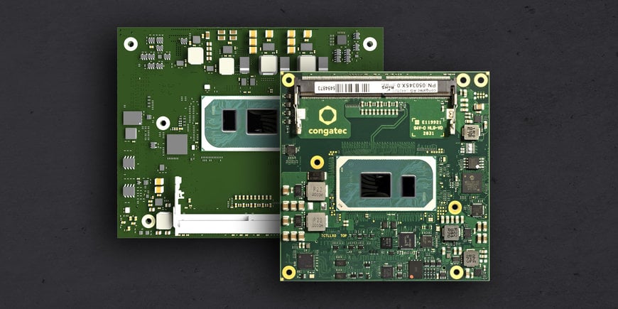 congatec présente 12 Computer-on-Modules équipés des processeurs Intel® Core™ 11e génération